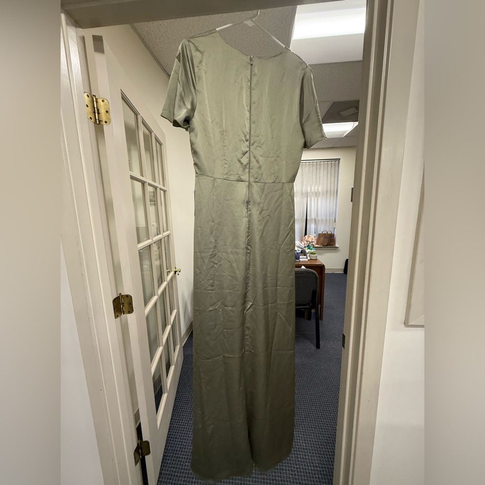 Show Me Your MuMu Sage Green Maxi Dress - Picture 4 of 5